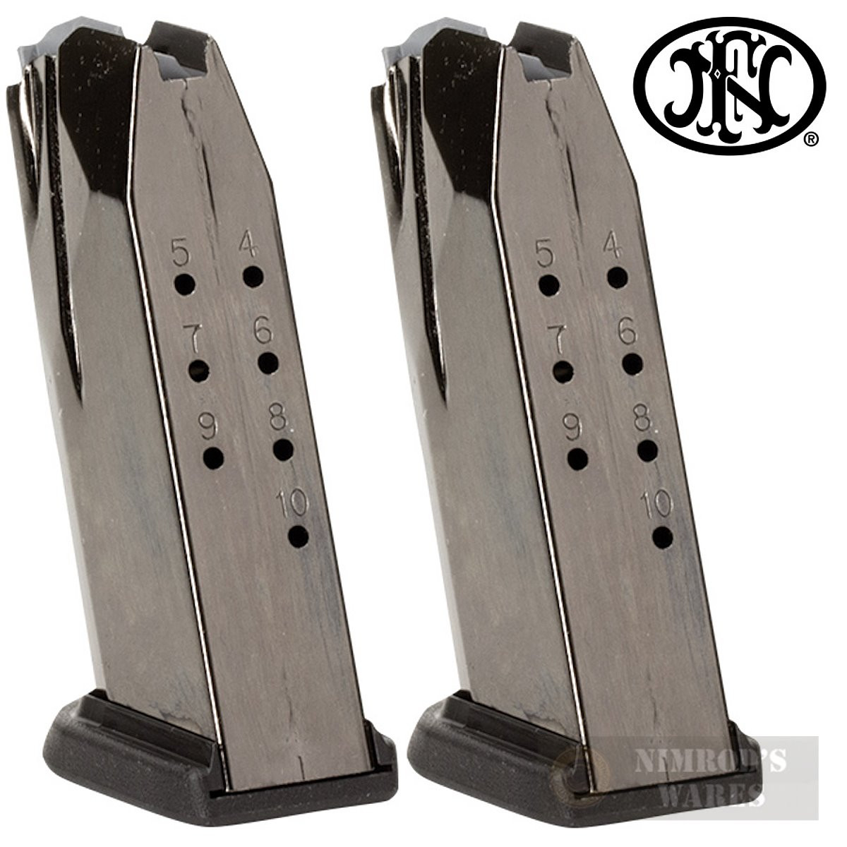 FN FNH FNS-40C Compact .40SW 10-Round MAGAZINE 2-PACK 66478-22 ...