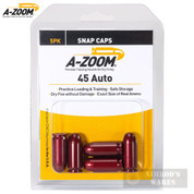 A-Zoom Pistol SNAP CAPS .45 ACP 5-pk Aluminum 15115