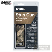 Sabre 2-IN-1 STUN GUN + FLASHLIGHT with HOLSTER Self-Defense CAMO S-1005-CM