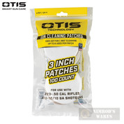 Otis ALL CALIBER Gun Cleaning PATCHES x 100 .223-.50 .410-12/10-GA 3" FG-919-100