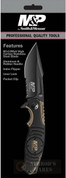 S&W M&P Folding KNIFE 3.48" Drop Point Tactical SWMP13BS