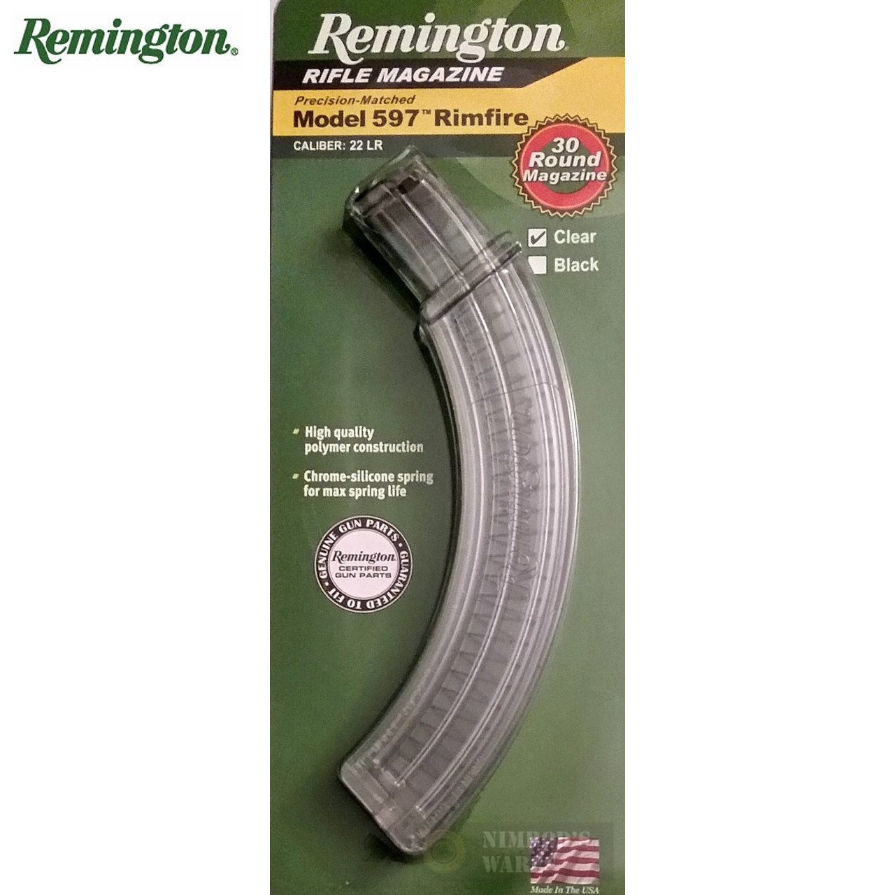 Remington 597 Rifle 1" Scope Mount Rail Black-18635 