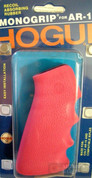 Hogue 15007 .223/5.56 OverMolded Rubber Grip, Finger Grooves PINK - Add to cart for sale price!