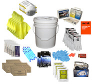 Earthquake Preparedness Container Kit - Large, 4 Person