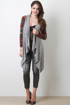 Tribal Sleeved Cardigan