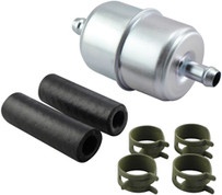 Baldwin BF836-K3 In-Line Fuel Filter with Clamps and Hoses