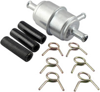 Baldwin BF918-K In-Line Fuel Filter with Clamps and Hoses