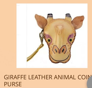 Leather Animal Coin Purse