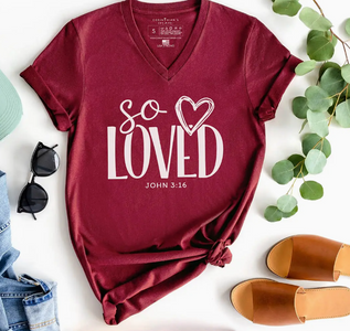 So Loved, John 3:16 Graphic Tee