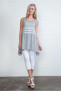 Striped Summer Smock Tunic