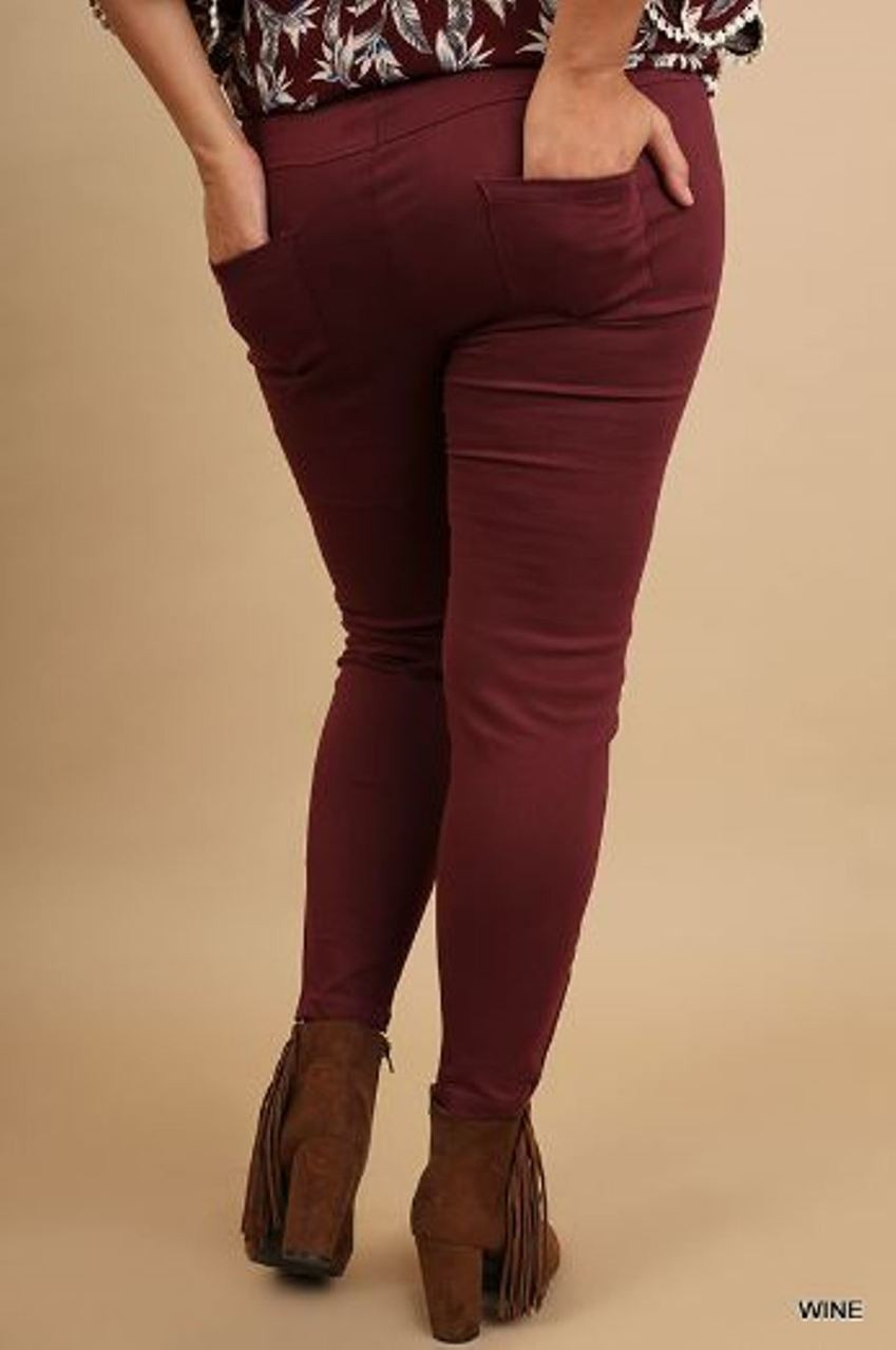plus size moto jeggings