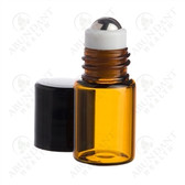 Amber 2ml Roll-On - Holds 40 drops