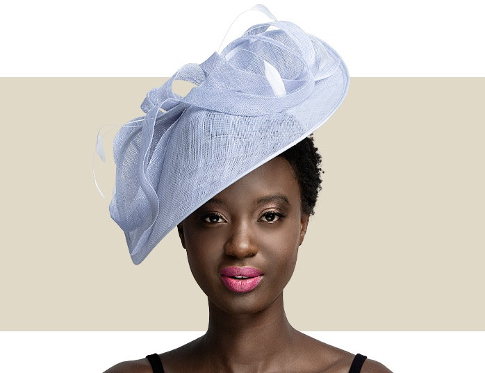 powder blue hat