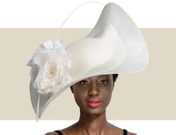 SWEEPING WAVE HAT - Ivory