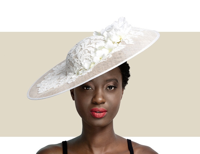 gold fascinator hat