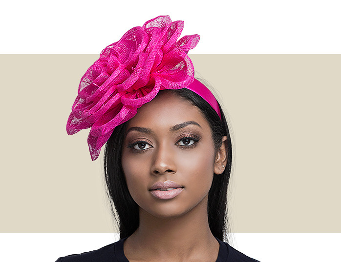 Tentacle and hotsell Flowers Fascinator in Pinks