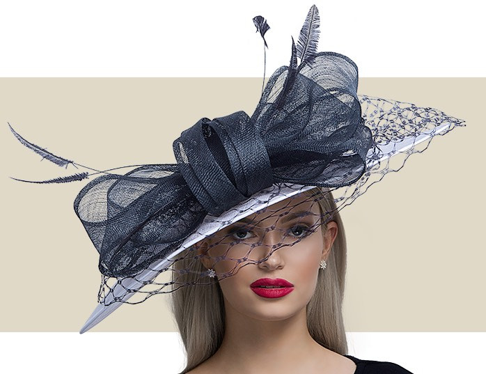 black and white kentucky derby hats