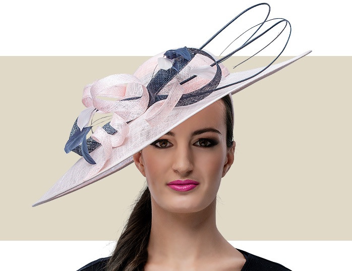 light grey wedding hats
