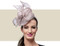 MARCEY Cocktail Fascinator Wedding Hat - Taupe