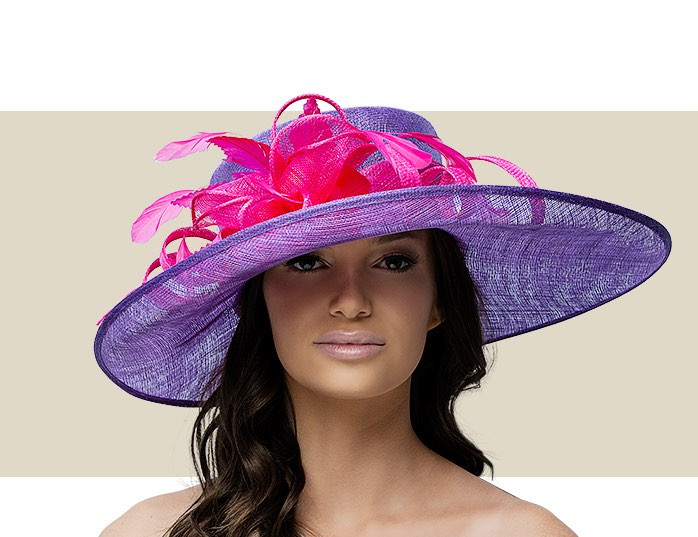 AMELIA - Purple and Hot Pink - Gold 
