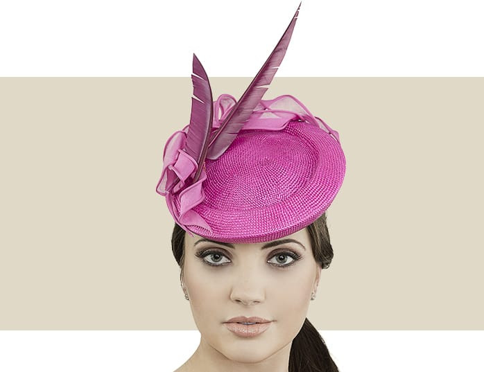 Bluebell Magenta Pink Fascinator Hat 