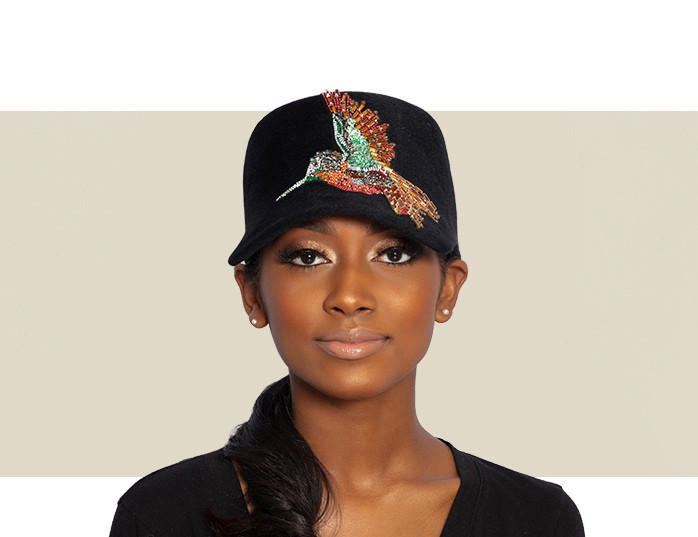 velour baseball cap