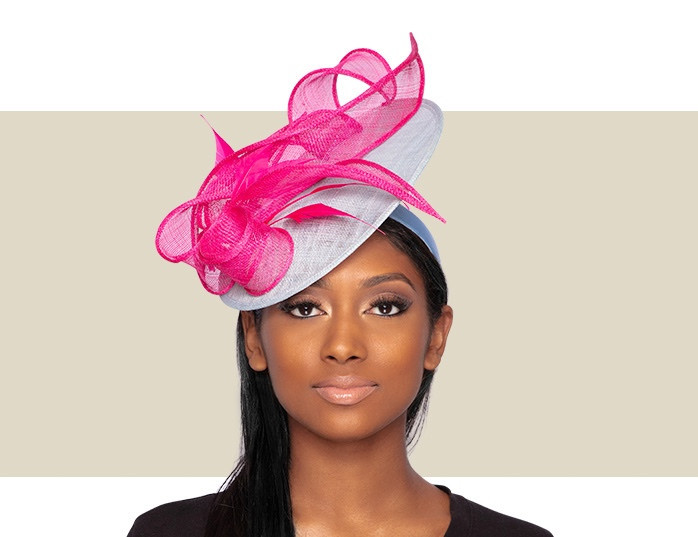 pink occasion hat