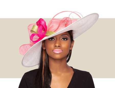 Brand New Ladies Natural Sinamay Wedding Church Formal Racing Occasion Hat Emma 