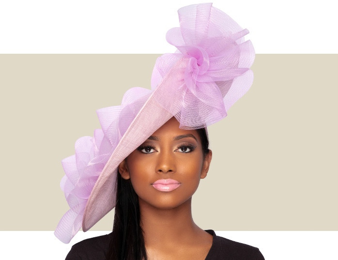 GIA FASCINATOR HAT - Lilac Purple - Gold Coast Couture
