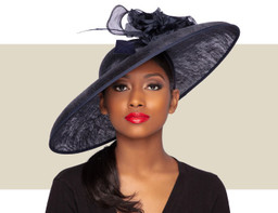 BARBARA HAT - Navy Blue