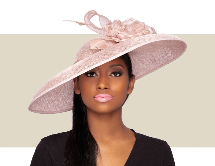 BARBARA HAT - Blush Pink - Gold Coast Couture