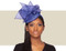 STARDUST Cocktail Fascinator Wedding Hat - Ink Blue