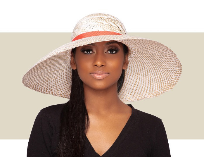 WOMENS LARGE SUN HAT - Multi - Gold Coast Couture