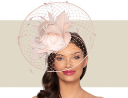 PARIS FANCY HEADPIECE - Blush Pink