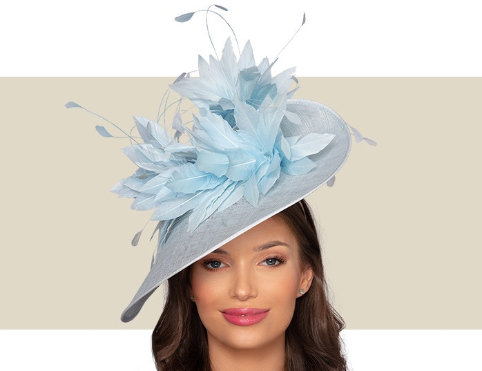 turquoise hats and fascinators