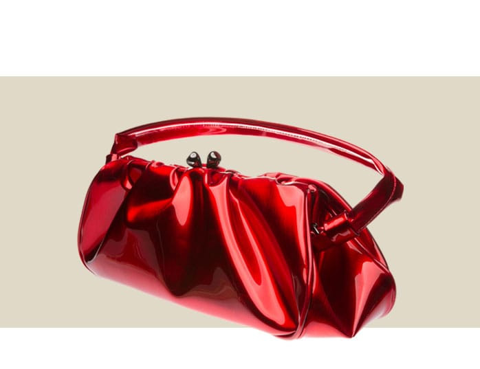 patent leather clutch purse