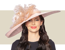 NEIRA KENTUCKY DERBY HAT - Blush