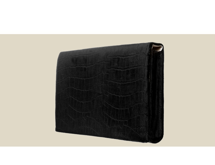 ESSEX GLAM Women's Black Glitter Evening Envelope Clutch Bag: Handbags:  Amazon.com