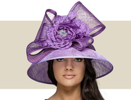 TALL CROWN HAT - Purple