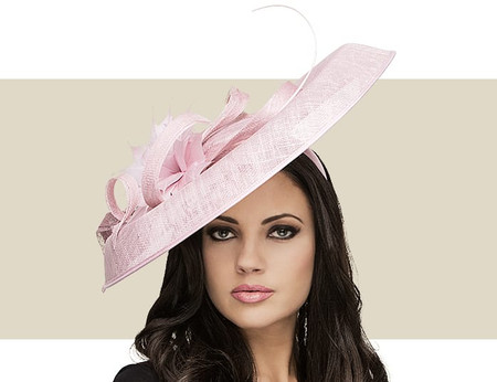 Orchid Purple-Pink Fascinator Hat with 