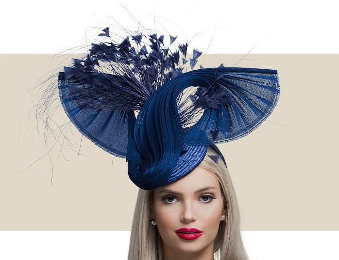 WAVE BERET - Navy - Gold Coast Couture