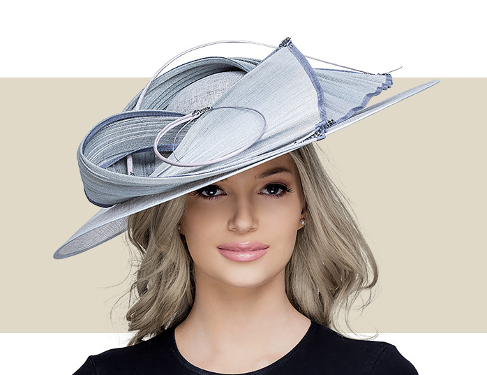 silver ladies hat