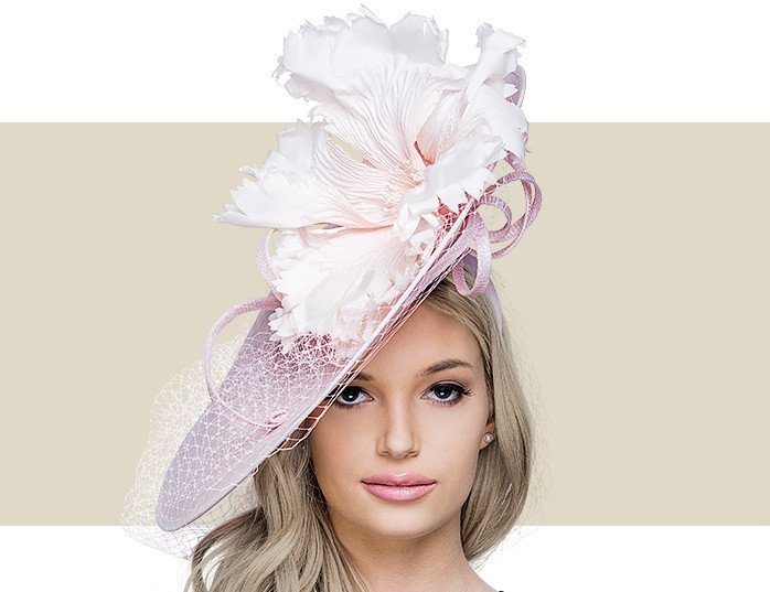 blush hats and fascinators