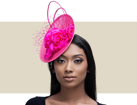 Sinamay \u0026 Lace Fascinator Headpiece 