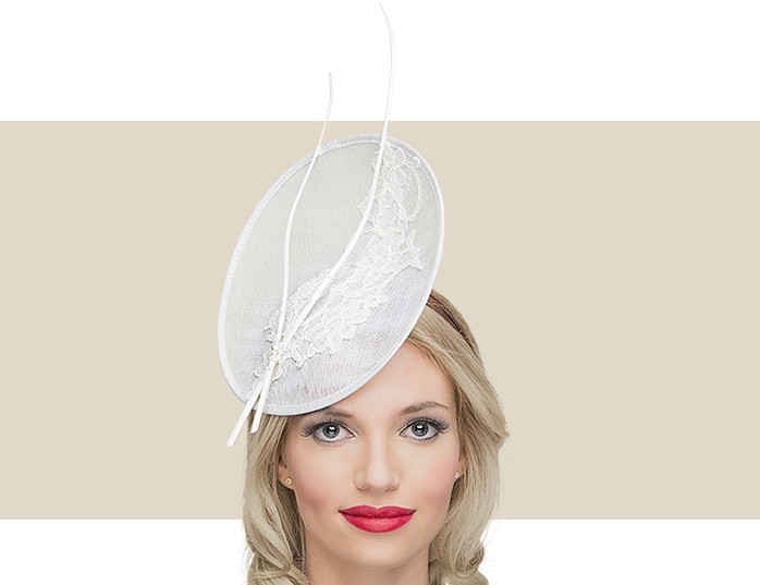 Hot Pink Feather Fascinator Headpiece 
