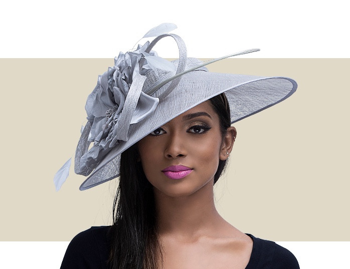 silver ladies hat