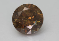 CERTIFIED 4.54 CARAT YELLOWISH BROWN SI2 ROUND BRILLIANT NATURAL LOOSE DIAMOND 10.35MM  *360 PROFESSIONAL VIDEO & IMAGES