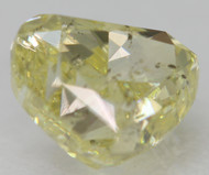 CERTIFIED 1.00 CARAT INTENSE YELLOW SI2 HEART SHAPE NATURAL LOOSE DIAMOND 6.22X5.05MM  *360 PROFESSIONAL VIDEO & IMAGES