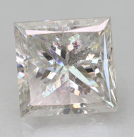 CERTIFIED 0.70 CARAT F COLOR SI2 PRINCESS NATURAL LOOSE DIAMOND FOR RING 5.07X4.91MM 2VG *360 REAL VIDEO & IMAGES