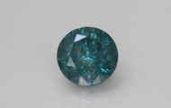 CERTIFIED 0.85 CARAT VIVID BLUE SI2 ROUND BRILLIANT NATURAL LOOSE DIAMOND 5.81MM  *360 PROFESSIONAL VIDEO & IMAGES